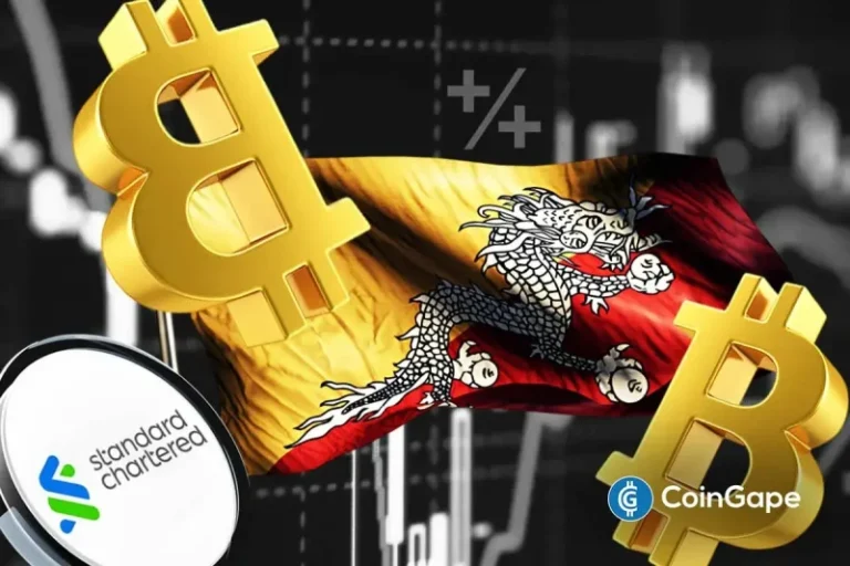 Bhutan Government Cuts Bitcoin Holdings as Standard Chartered Predicts BTC Price Crash To $50k
